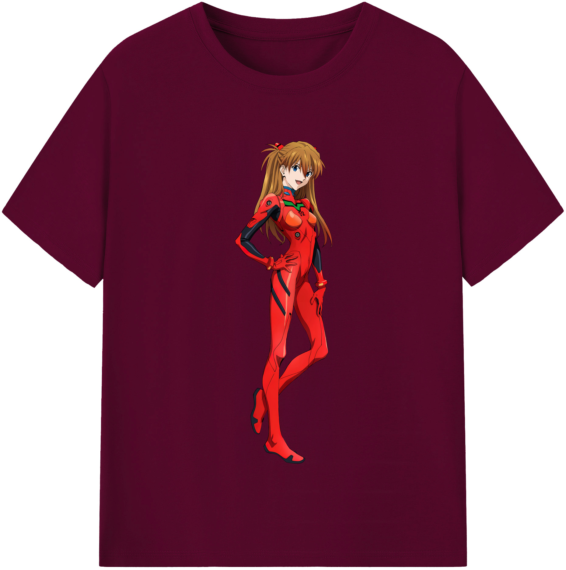 （画像用） EVA 新世紀エヴァンゲリオン レディースカジュアルプリントTシャツ（綿100％）